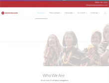 Tablet Screenshot of missiononeeleven.com